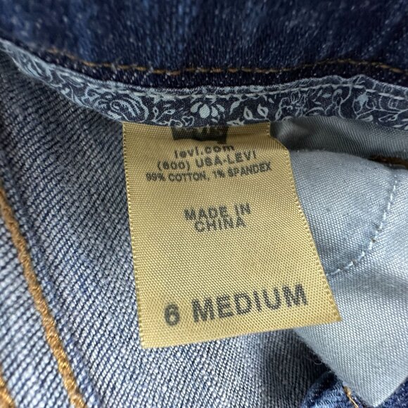 Levi's 547 Ankle Skinny Jeans The Original Womens Size 6 Medium Low Rise Blue - Picture 6 of 12